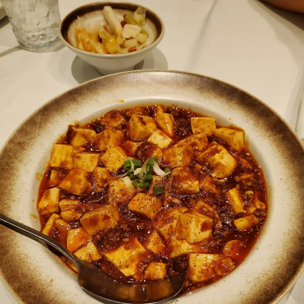 mapo tofu with minced meat 麻婆豆腐